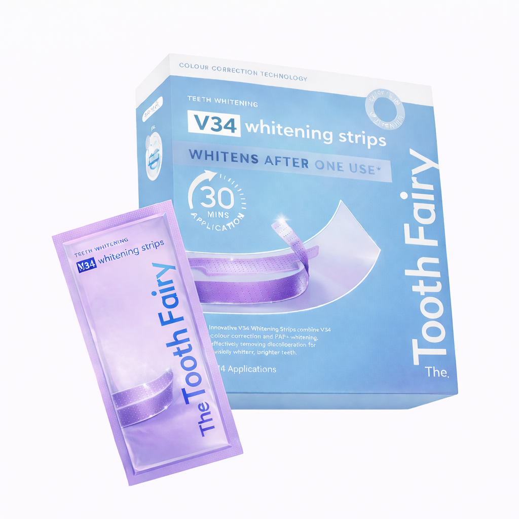 V34 Purple Colour Correcting Whitening Strips